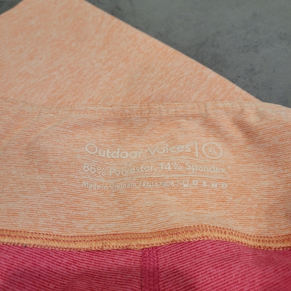 Outdoor Voices Springs 7/8 Legging Flamingo Roseclay Pink Size XL - Picture 9 of 11